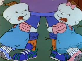 Screenshots from the 1991 Klasky Csupo cartoon Barbeque Story