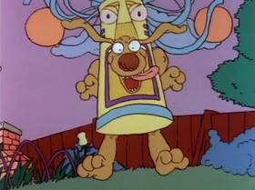 Screenshots from the 1991 Klasky Csupo cartoon Barbeque Story