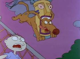 Screenshots from the 1991 Klasky Csupo cartoon Barbeque Story