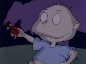 Screenshots from the 1991 Klasky Csupo cartoon Barbeque Story