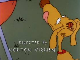 Screenshots from the 1991 Klasky Csupo cartoon Barbeque Story