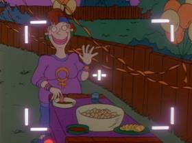 Screenshots from the 1991 Klasky Csupo cartoon Barbeque Story