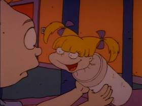 Screenshots from the 1991 Klasky Csupo cartoon Slumber Party