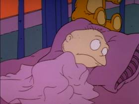 Screenshots from the 1991 Klasky Csupo cartoon Slumber Party