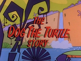 Screenshots from the 1991 Warner Bros. Television cartoon The Dog the Turtle Story