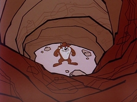 Screenshots from the 1991 Warner Bros. Television cartoon The Dog the Turtle Story