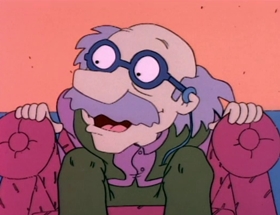 Screenshots from the 1992 Klasky Csupo cartoon The Santa Experience