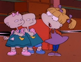 Screenshots from the 1992 Klasky Csupo cartoon The Santa Experience