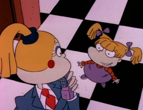 Screenshots from the 1992 Klasky Csupo cartoon The Santa Experience