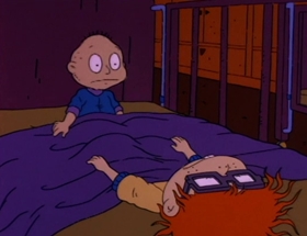 Screenshots from the 1992 Klasky Csupo cartoon The Santa Experience