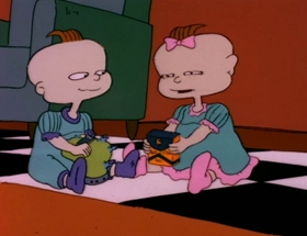 Screenshots from the 1992 Klasky Csupo cartoon The Santa Experience