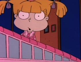 Screenshots from the 1992 Klasky Csupo cartoon The Santa Experience