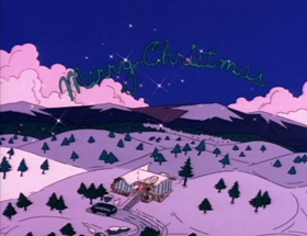 Screenshots from the 1992 Klasky Csupo cartoon The Santa Experience