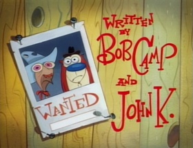 Screenshots from the 1992 Spumco cartoon Out West