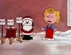 Screenshots from the 1992 Bill Melendez Productions cartoon It