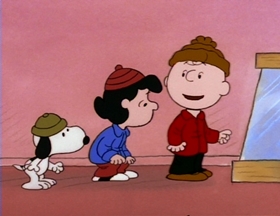 Screenshots from the 1992 Bill Melendez Productions cartoon It