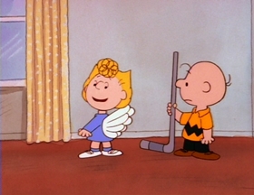 Screenshots from the 1992 Bill Melendez Productions cartoon It