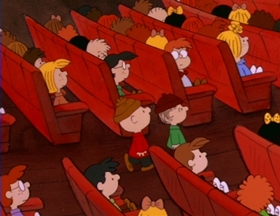 Screenshots from the 1992 Bill Melendez Productions cartoon It