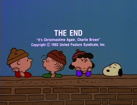 Screenshots from the 1992 Bill Melendez Productions cartoon It