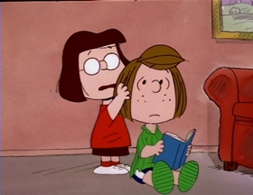 Screenshots from the 1992 Bill Melendez Productions cartoon It