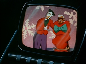 Screenshots from the 1992 Warner Bros. Television cartoon Christmas With the Joker