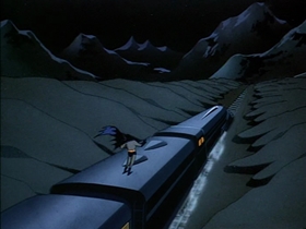 Screenshots from the 1992 Warner Bros. Television cartoon Christmas With the Joker