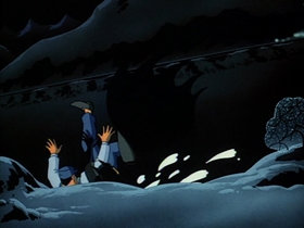 Screenshots from the 1992 Warner Bros. Television cartoon Christmas With the Joker