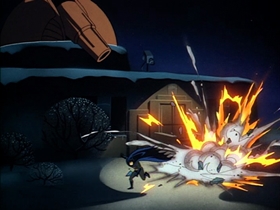 Screenshots from the 1992 Warner Bros. Television cartoon Christmas With the Joker