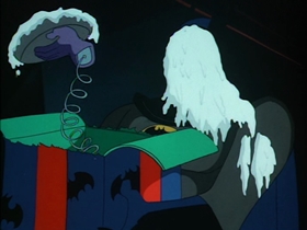 Screenshots from the 1992 Warner Bros. Television cartoon Christmas With the Joker