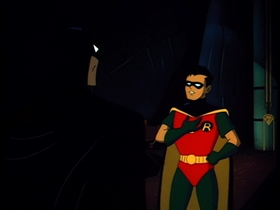 Screenshots from the 1992 Warner Bros. Television cartoon Christmas With the Joker