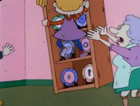 Screenshots from the 1993 Klasky Csupo cartoon Toys in the Attic