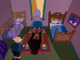 Screenshots from the 1993 Klasky Csupo cartoon Toys in the Attic