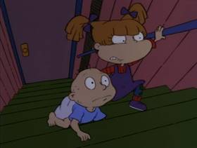 Screenshots from the 1993 Klasky Csupo cartoon Toys in the Attic