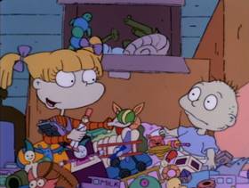 Screenshots from the 1993 Klasky Csupo cartoon Toys in the Attic