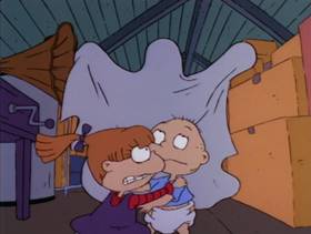 Screenshots from the 1993 Klasky Csupo cartoon Toys in the Attic