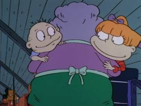 Screenshots from the 1993 Klasky Csupo cartoon Toys in the Attic