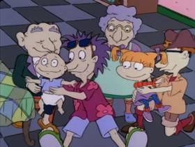 Screenshots from the 1993 Klasky Csupo cartoon Toys in the Attic