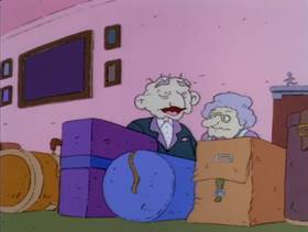 Screenshots from the 1993 Klasky Csupo cartoon Toys in the Attic