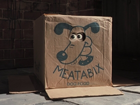 Screenshots from the 1993 Aardman cartoon The Wrong Trousers