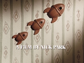 Screenshots from the 1993 Aardman cartoon The Wrong Trousers