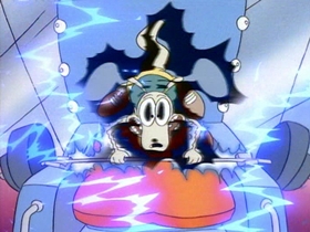 Screenshots from the 1993 Games Animation cartoon No Pain, No Gain