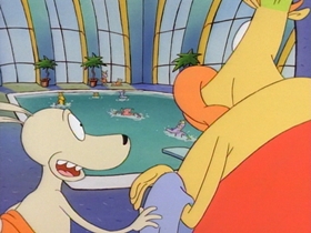 Screenshots from the 1993 Games Animation cartoon No Pain, No Gain