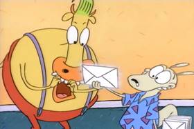 Screenshots from the 1993 Games Animation cartoon Who Gives a Buck