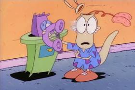 Screenshots from the 1993 Games Animation cartoon Who Gives a Buck