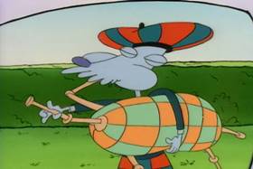 Screenshots from the 1993 Games Animation cartoon Who Gives a Buck