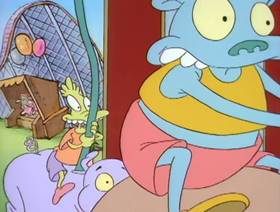 Screenshots from the 1993 Games Animation cartoon Carnival Knowledge