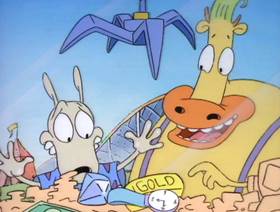 Screenshots from the 1993 Games Animation cartoon Carnival Knowledge