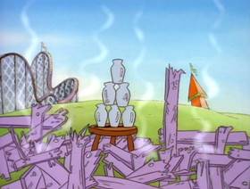 Screenshots from the 1993 Games Animation cartoon Carnival Knowledge