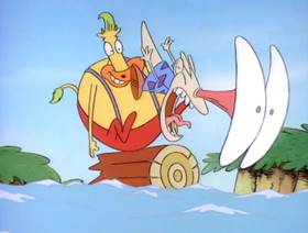 Screenshots from the 1993 Games Animation cartoon Carnival Knowledge