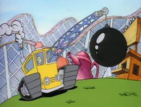 Screenshots from the 1993 Games Animation cartoon Carnival Knowledge